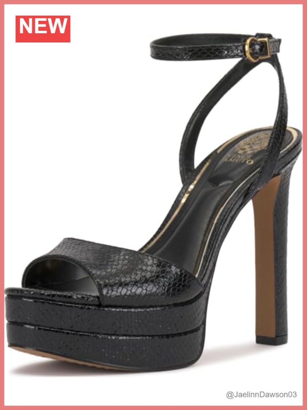Faux Leather Heeled Block Heel Sandals Buckle Ankle Strap Open Toe Platform